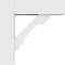 Ekena Millwork Standard Olympic Architectural Grade PVC Bracket with Block Ends, 5"W x 16"D x 16"H BKTP05X16X16OLY05 - alternate 3